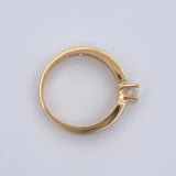 Anillo Solitario Churumbela 3.15gr / T6 1/4 / Oro 18K &