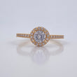 Anillo Halo Churumbela Circulo 2.05gr / T6 / Oro 18K &