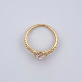 Anillo Halo Churumbela Circulo 2.05gr / T6 / Oro 18K &