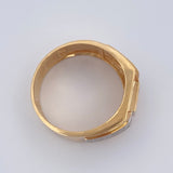 Anillo Cuadrado 7.35gr / T9 1/4 / Oro 18K &