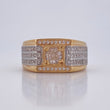 Anillo Cuadrado 7.35gr / T9 1/4 / Oro 18K &