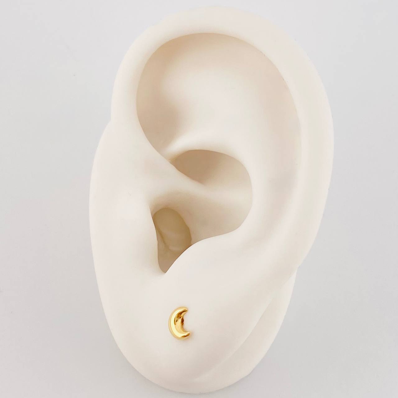 Topos Media Luna 0.45 g / 4.9 mm Oro Amarillo 18K