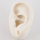 Topos Media Luna 0.45 g / 4.9 mm Oro Amarillo 18K