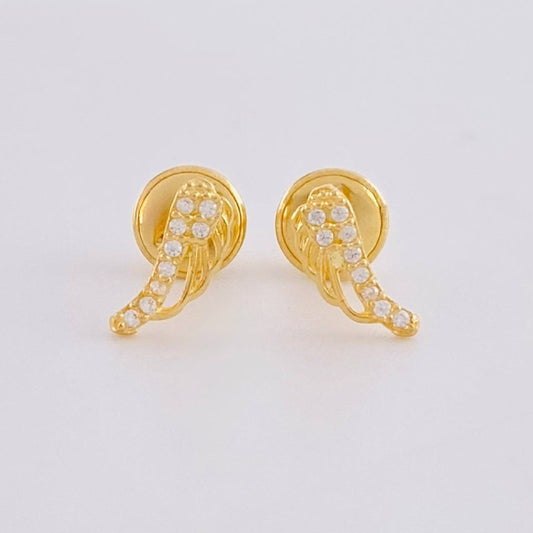 Topos Alas 0.6 g / 8.2 mm Oro Amarillo 18K