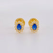 Topos Halo Ovalado 0.75 g / 6 mm Oro Amarillo 18K