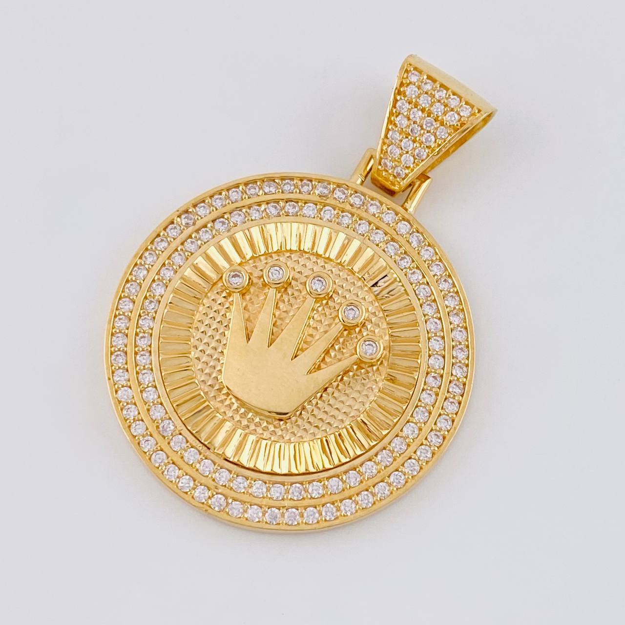 Dije Corona Real 7.2 g / 3.5 cm Oro Amarillo 18K