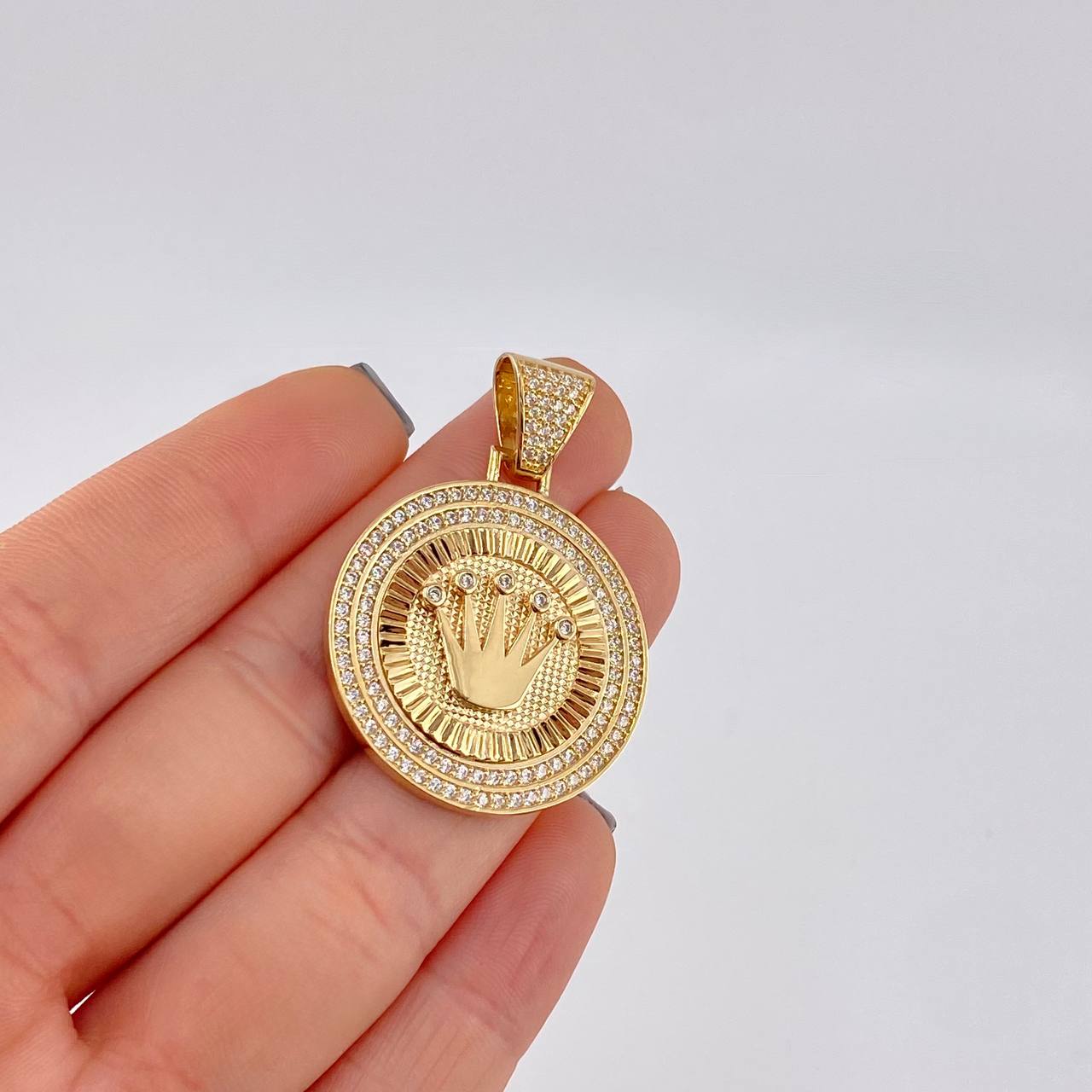 Dije Corona Emblema 7.35 g / 3.5 cm Oro Amarillo 18K