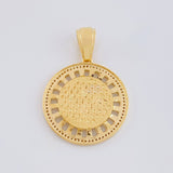 Dije Corona Exclusive 9.4 g / 3.9 cm Dos Oros Amarillo Rosa 18K
