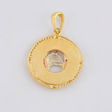 Dije Herradura Caballo 4.9 g / 4.3 cm Tres Oros 18K