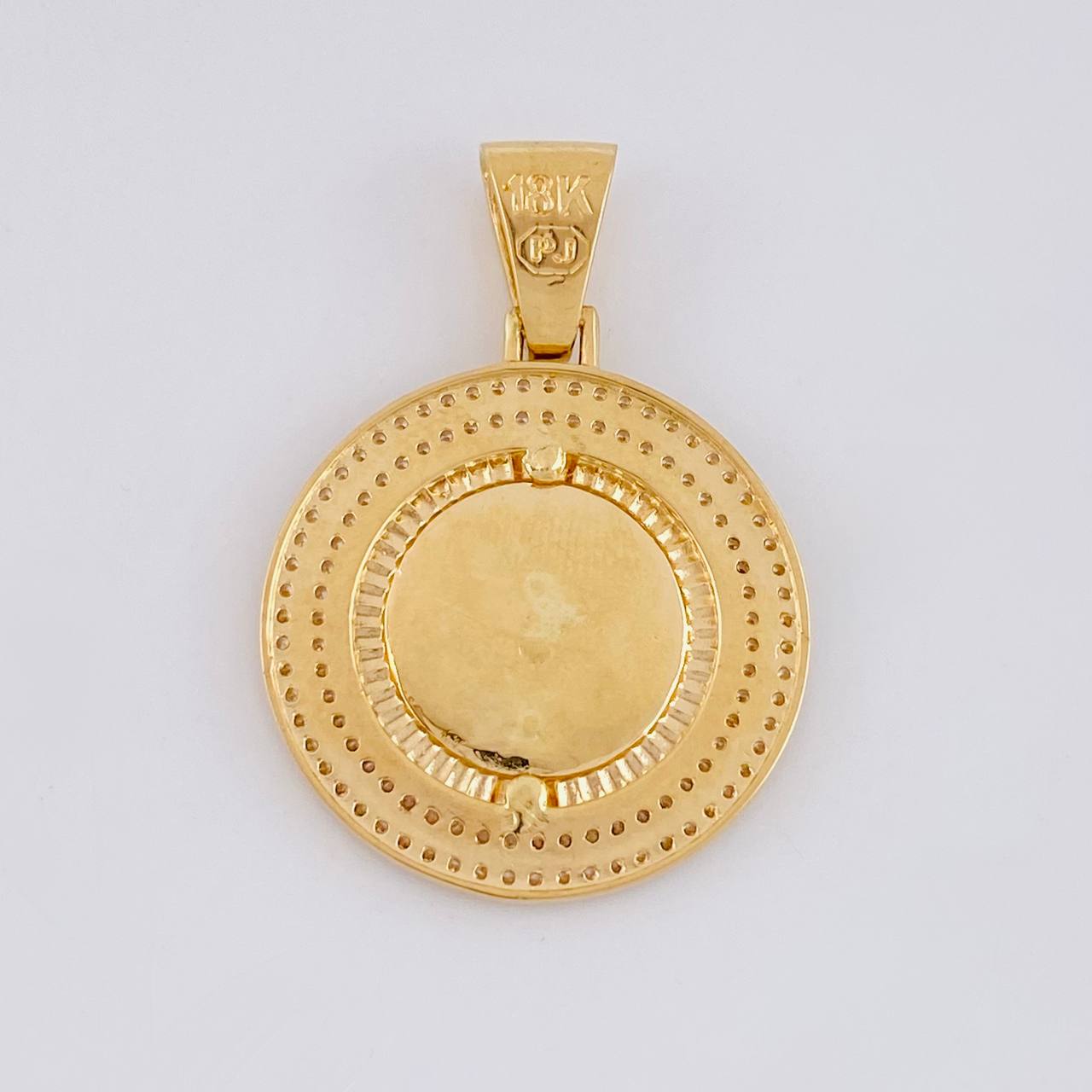 Dije Corona Centinela 6.95 g / 3.5 cm Tres Oros 18K