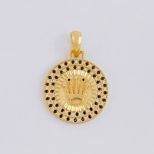 Dije Corona Brillo Único 3.95 g / 3 cm Oro Amarillo 18K