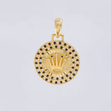 Dije Corona Brillo Único 3.95 g / 3 cm Oro Amarillo 18K