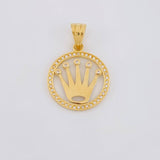 Dije Corona Trono Dorado 4.2 g / 3 cm Oro Amarillo 18K