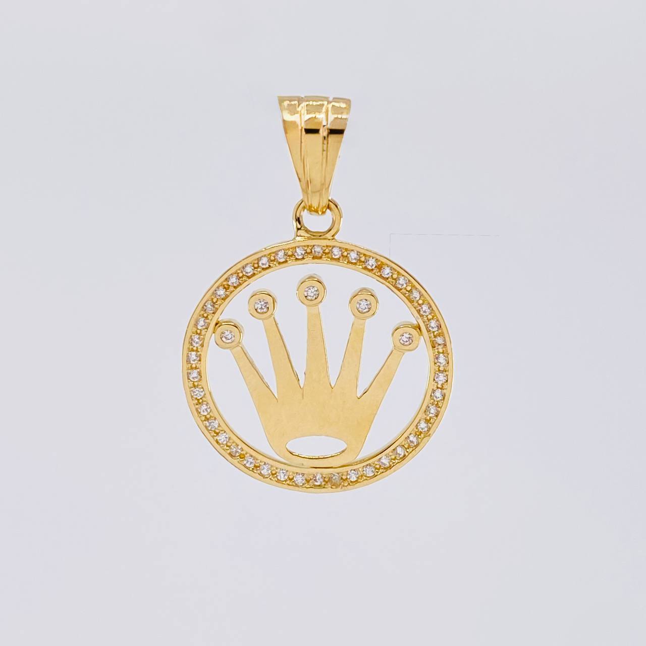 Dije Corona Trono Dorado 4.2 g / 3 cm Oro Amarillo 18K
