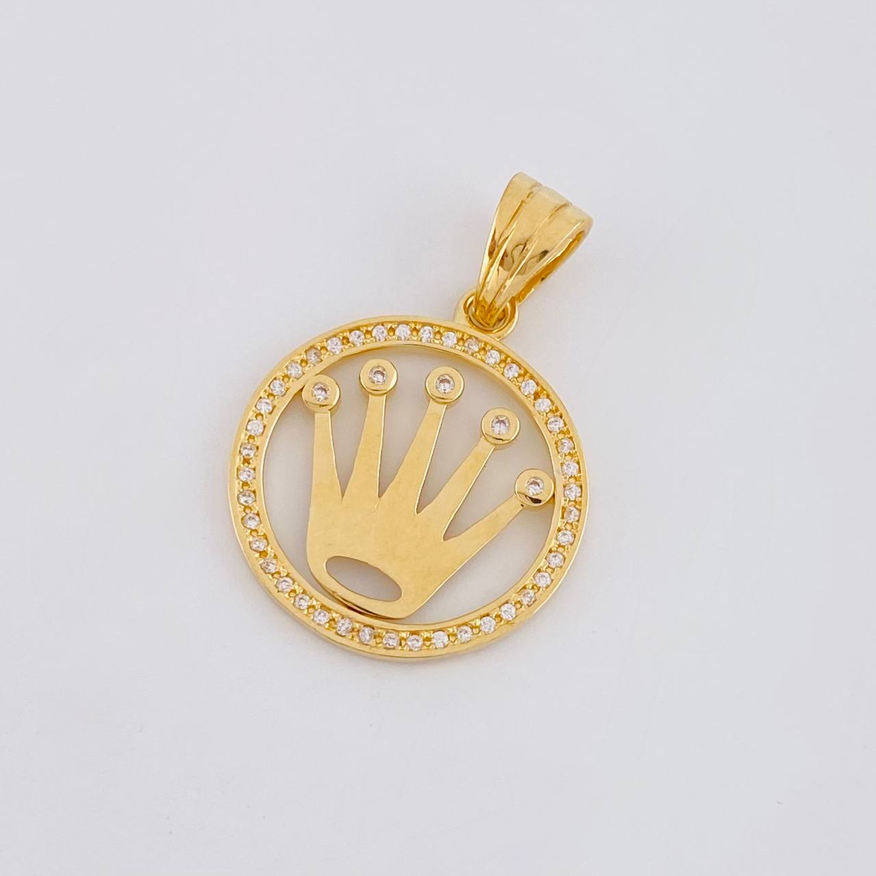 Dije Corona Trono Dorado 4.2 g / 3 cm Oro Amarillo 18K