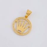 Dije Corona Trono Dorado 4.2 g / 3 cm Oro Amarillo 18K