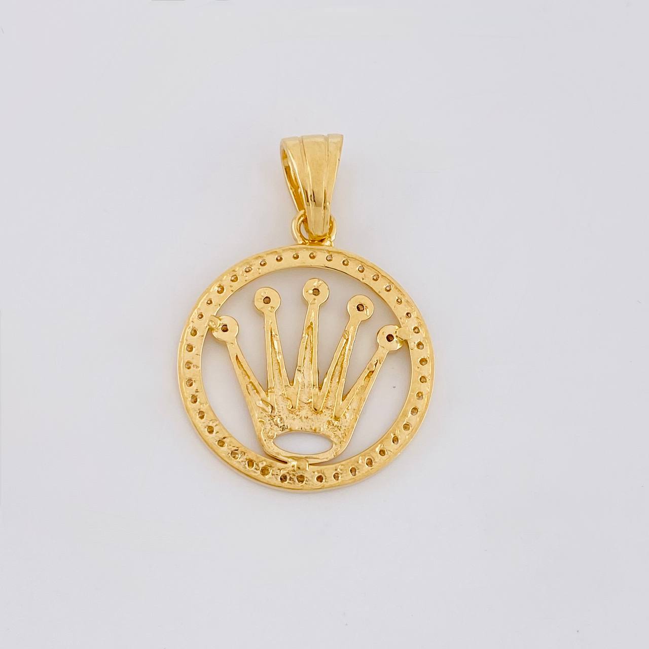 Dije Corona Trono Dorado 4.2 g / 3 cm Oro Amarillo 18K