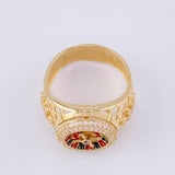Anillo Ruleta Casino Movil 8.85 g / T10 3/4 Oro Amarillo 18K