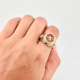 Anillo Ruleta Casino Movil 8.85 g / T10 3/4 Oro Amarillo 18K