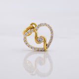 Dije Silueta Espiral 0.95g / 1.2cm Oro Amarillo 18K