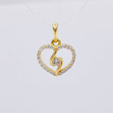 Dije Silueta Espiral 0.95g / 1.2cm Oro Amarillo 18K