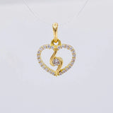 Dije Silueta Espiral 0.95g / 1.3cm Oro Amarillo 18K