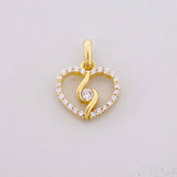 Dije Silueta Espiral 0.95g / 1.2cm Oro Amarillo 18K