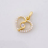 Dije Silueta Espiral 0.9g / 1.3cm Oro Amarillo 18K