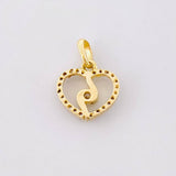 Dije Silueta Espiral 0.95g / 1.2cm Oro Amarillo 18K