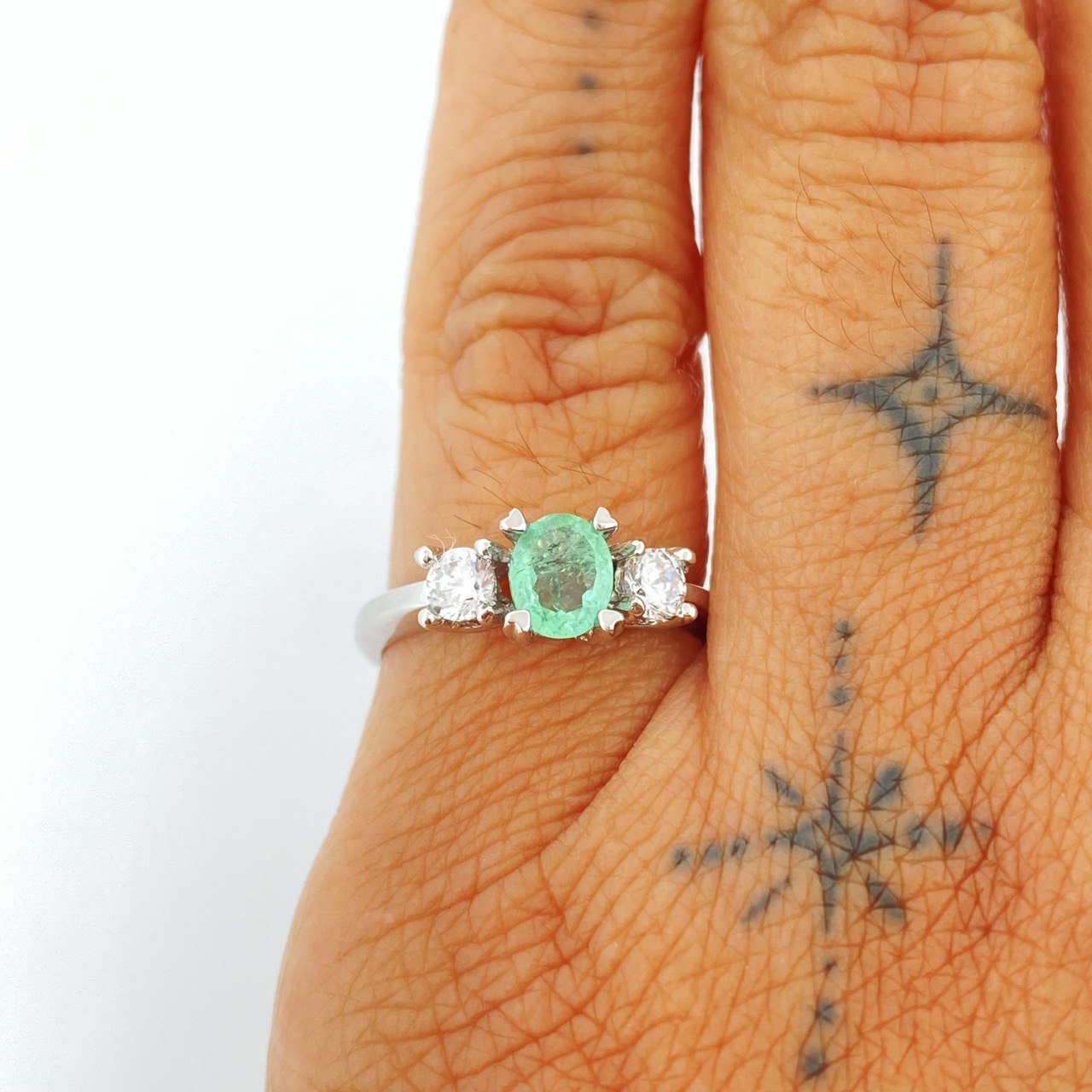 Anillo Trilogia 2.65gr / T6 /  Ley 950  %