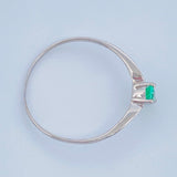 Anillo Gota  0.6gr / T7 1/2 / Plata Ley 950 %