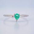 Anillo Gota  0.6gr / T7 1/2 / Plata Ley 950 %