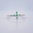 Anillo Cruz 1.1gr / T6 1/4 / Plata Ley 950 +