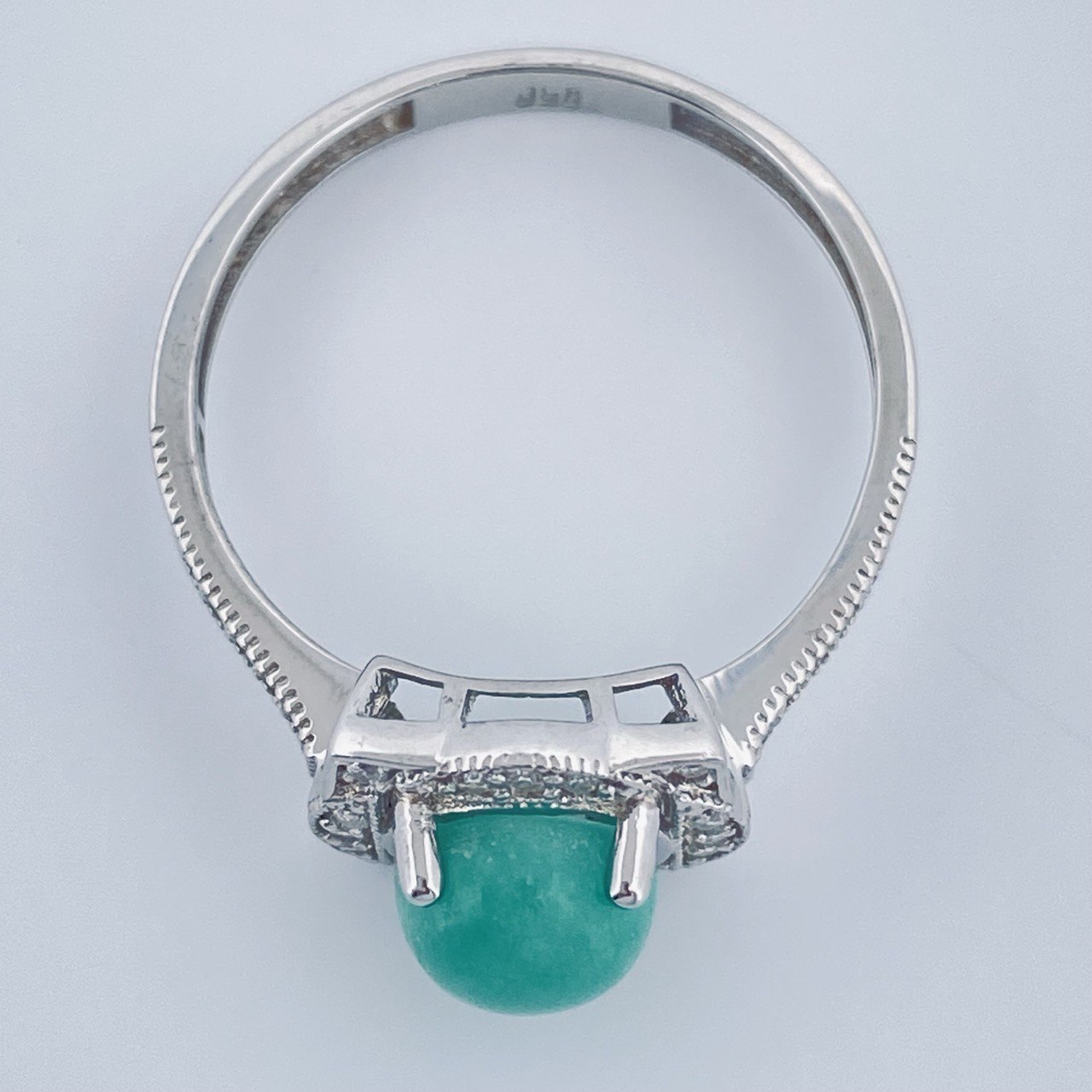 Anillo Oasis de Plata 2.05gr / T7 1/2  Ley 950%