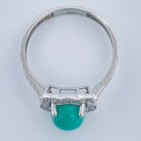 Anillo Oasis de Plata 2.05gr / T7 1/2  Ley 950%