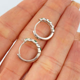 Candongas Circulo Vital 2.3gr / 1.4cm / Plata Ley 950 +
