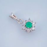 Dije Resplandor 0.8gr / 1.7cm /  Plata Ley 950 +