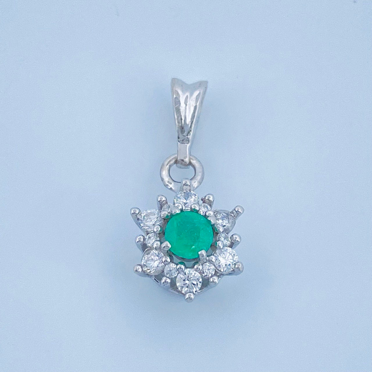 Dije Resplandor 0.8gr / 1.7cm /  Plata Ley 950 +