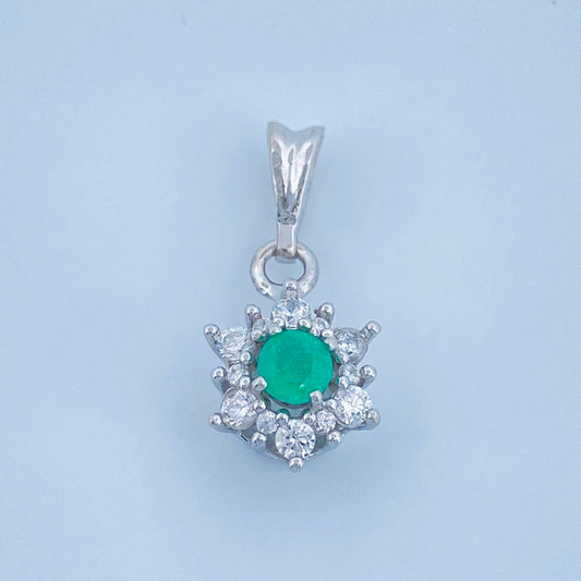 Dije Resplandor 0.8gr / 1.7cm /  Plata Ley 950 +