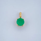 Dije Joya Redondo 0.35gr / 1cm / Oro Amarillo 18K %