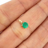 Dije Joya Redondo 0.35gr / 1cm / Oro Amarillo 18K %