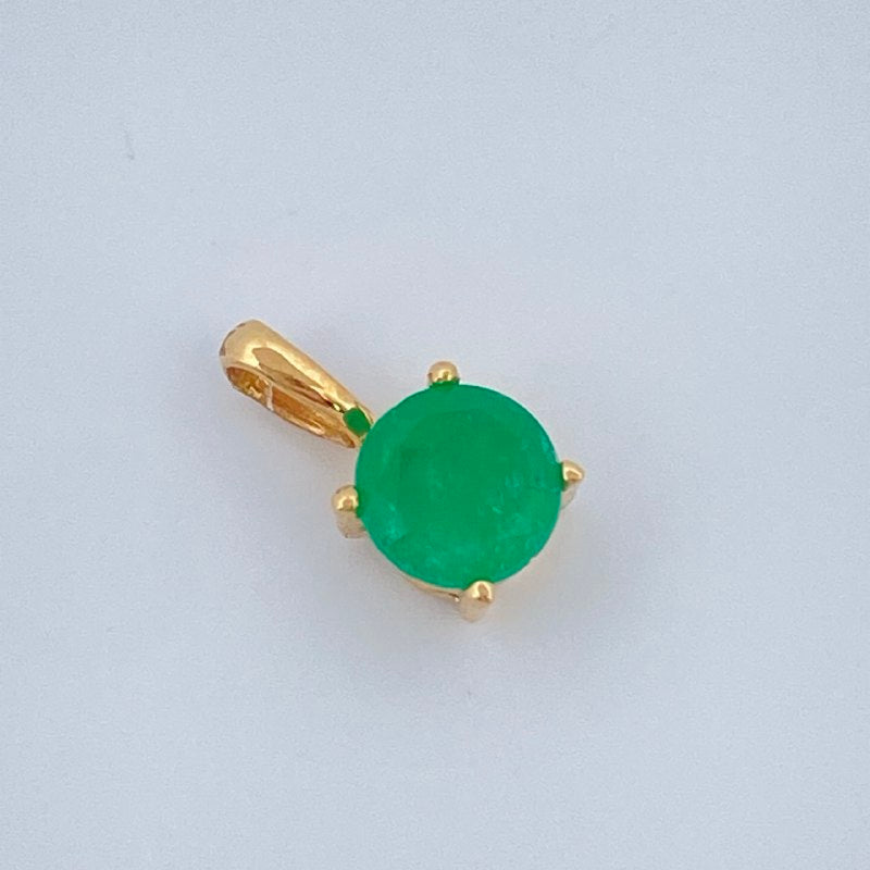 Dije Joya Redondo 0.35gr / 1cm / Oro Amarillo 18K %