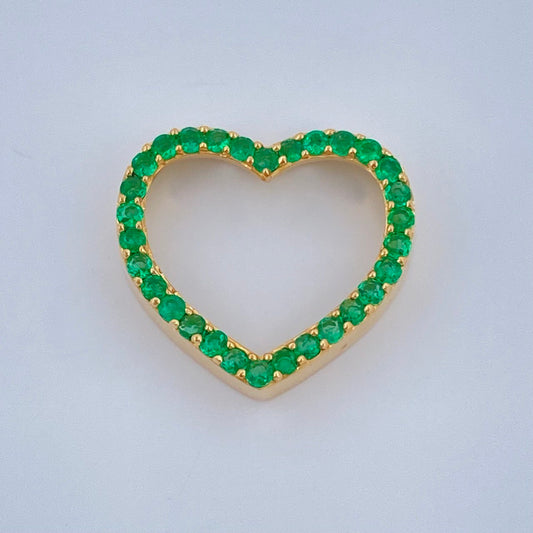 Dije Joya Corazon 1.25gr / 1.5cm / Oro Amarillo 18K +