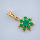 Dije Joya Flor 1.05gr / 1.9cm / Oro Amarillo 18K +