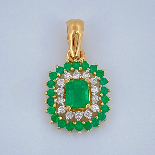 Dije Joya Encanto Moderno 1.5gr / 1.8cm / Oro Amarillo 18K +