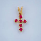 Dije Cruz 0.35gr / 1.4cm / Oro Amarillo 18K +