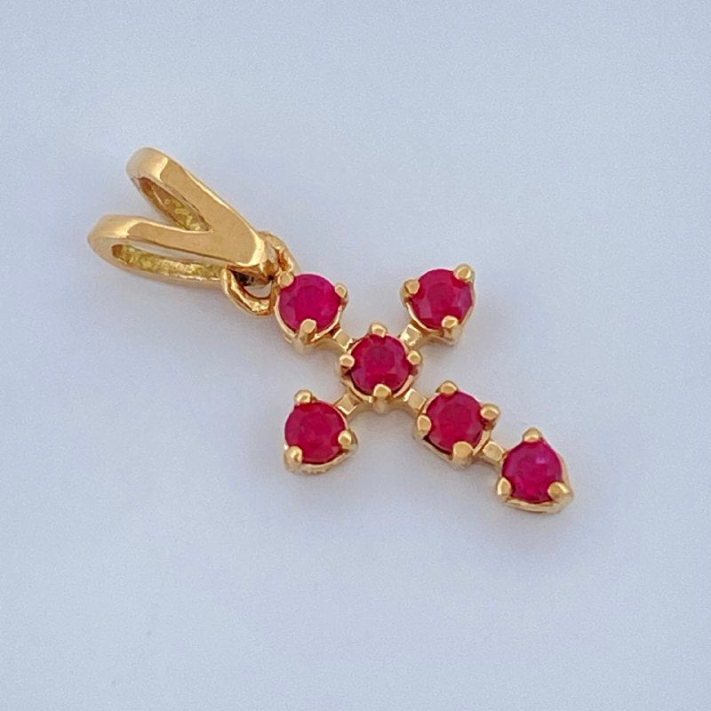 Dije Cruz 0.35gr / 1.4cm / Oro Amarillo 18K +