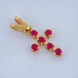 Dije Cruz 0.35gr / 1.4cm / Oro Amarillo 18K +