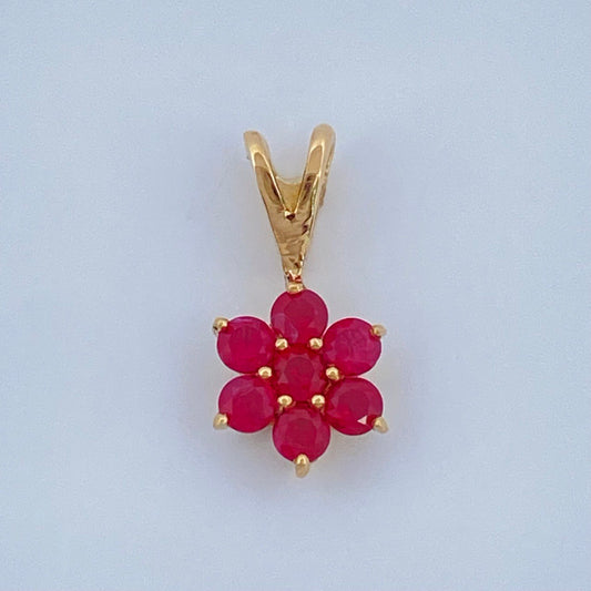 Dije Joya  Rosa Escondida 0.35gr / 1cm / Oro Amarillo 18K +