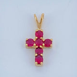 Dije Joya Cruz 0.5gr / 1.5cm / Oro Amarillo 18K +